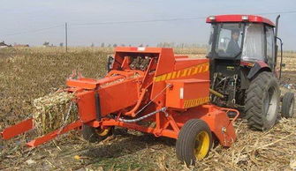 麦稻草打捆机的四轮拖拉机要什么型号